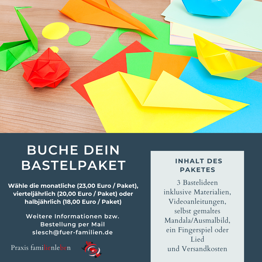 Bastelpakete für Kinder von 2 bis 6 Jahren