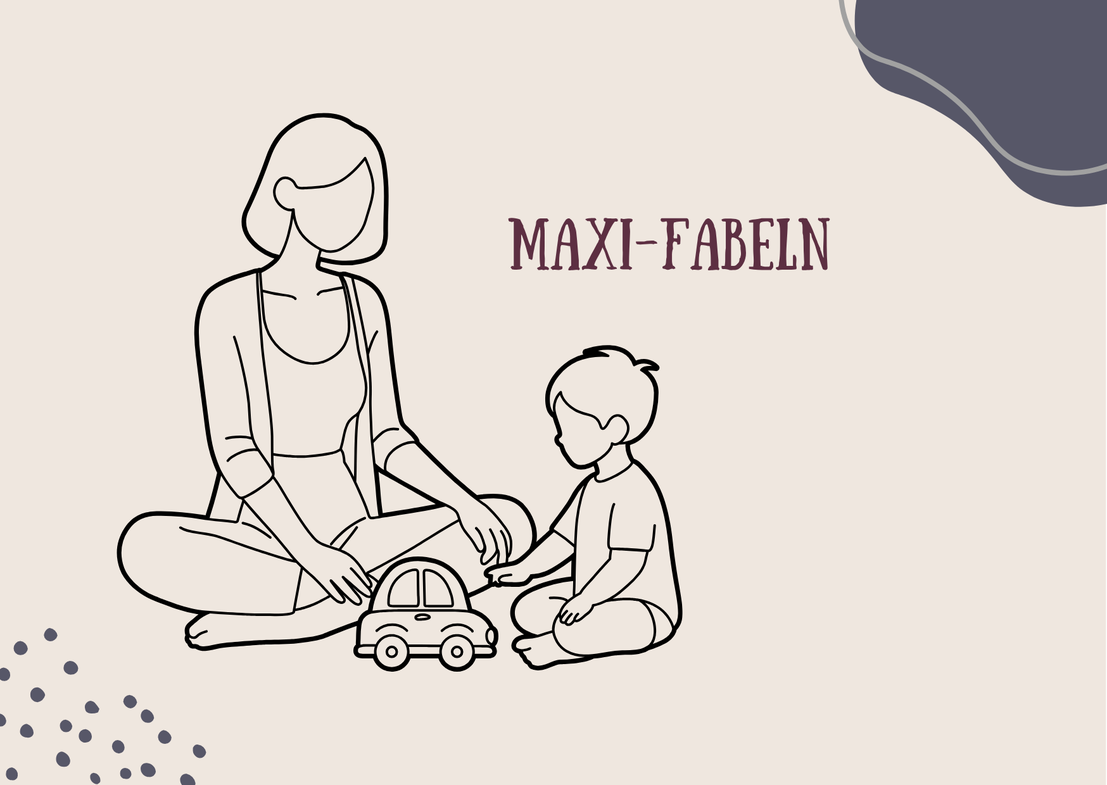 Mama mit Kind spielend